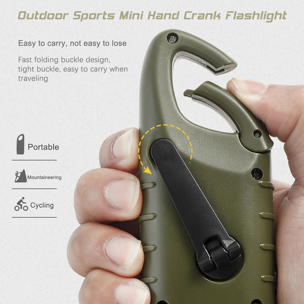 Lampe de Poche Solaire Dynamo
