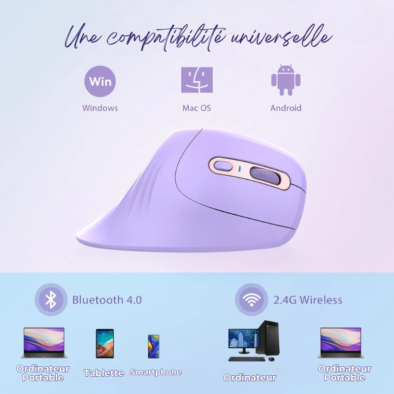 Ergonomic Wireless Pain-Relief Mouse