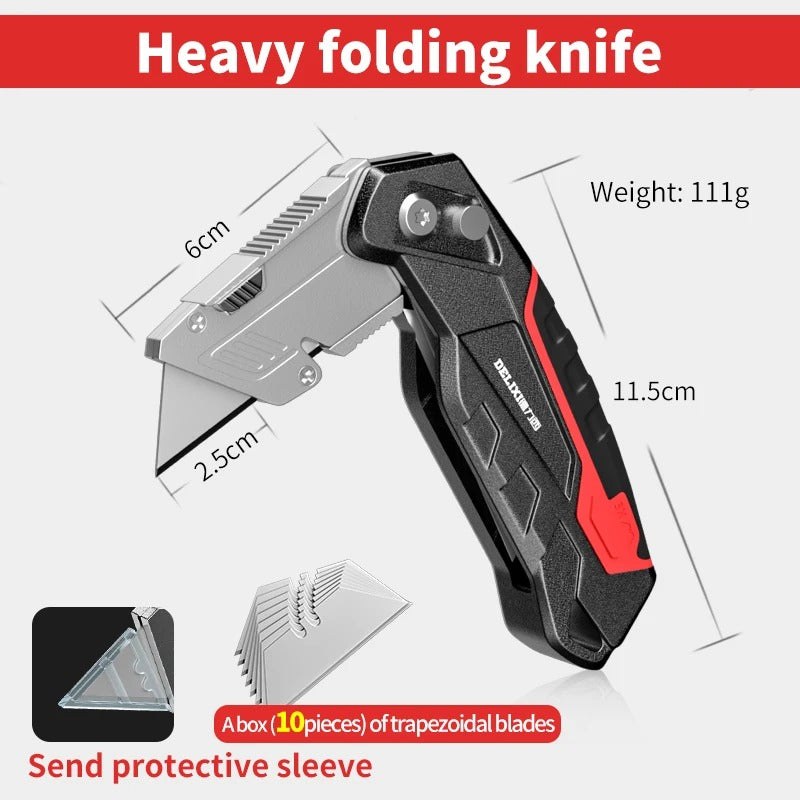 Cutter Professionnel + 10 Lames Offertes