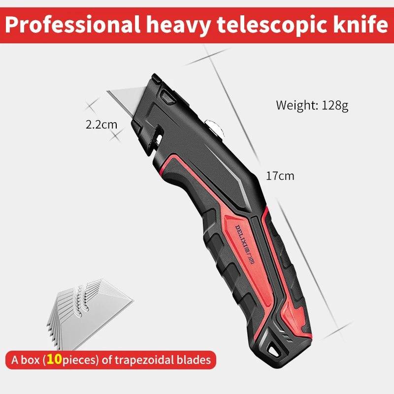 Cutter Professionnel + 10 Lames Offertes