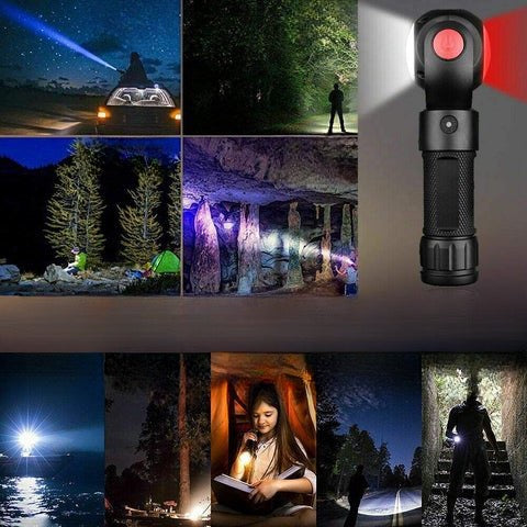 Lampe torche rotative