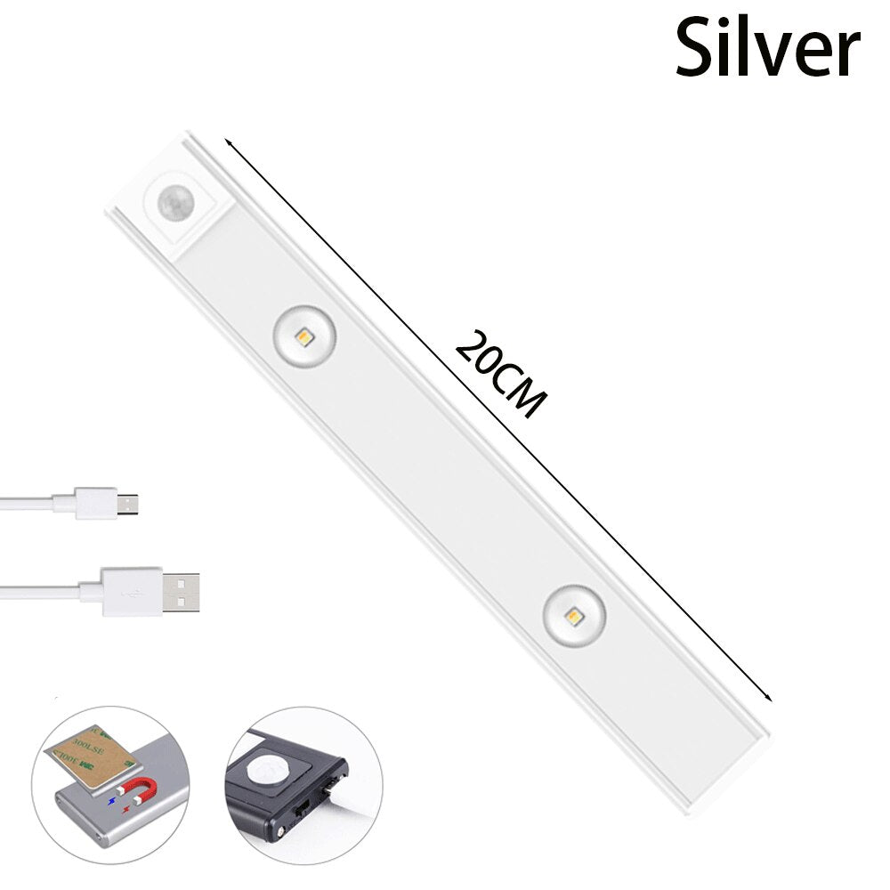 Réglette LED avec détecteur de mouvements - multi LED