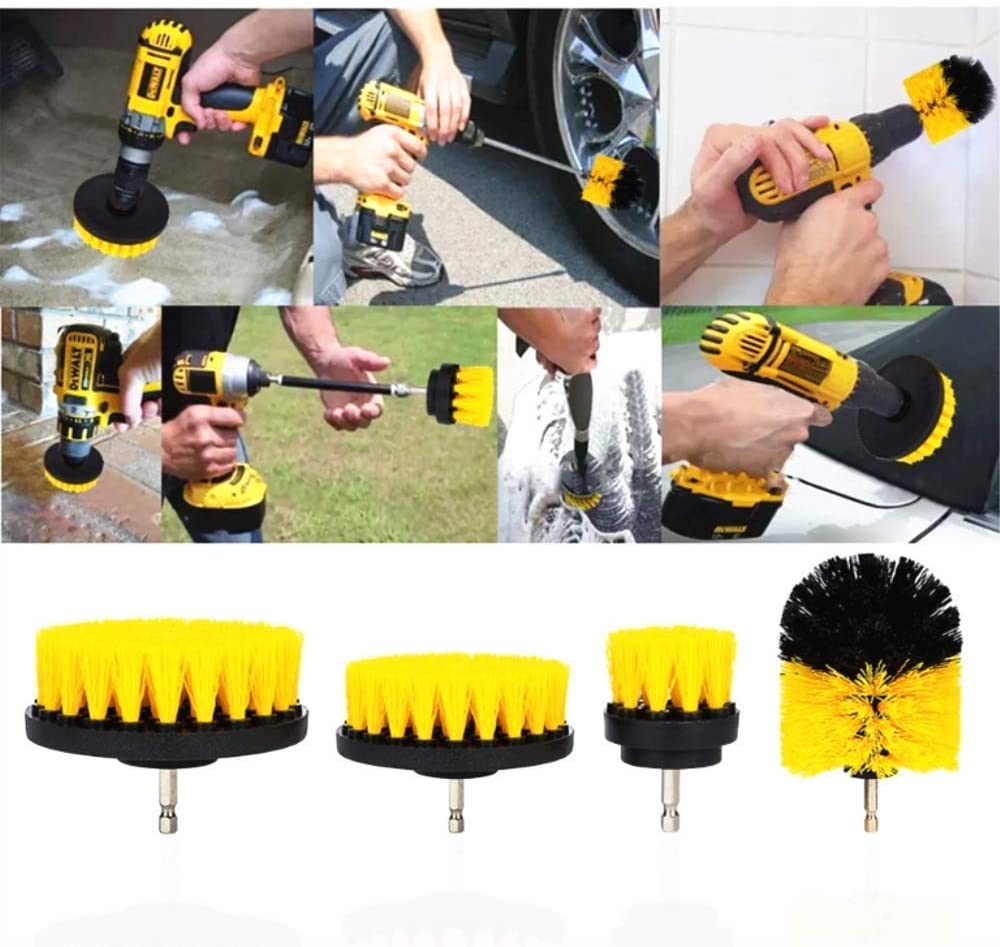Brosses de nettoyage pour perceuse