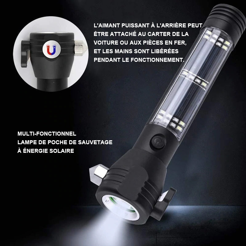 Lampe de Poche d'Urgence Multifonctionnelle
