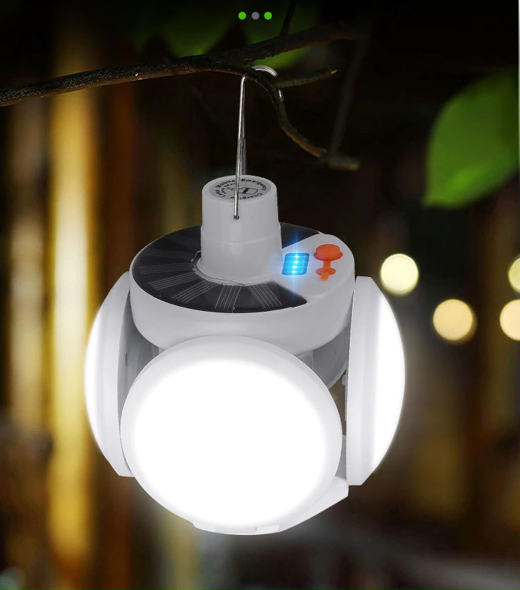 Boule solaire pliable LED