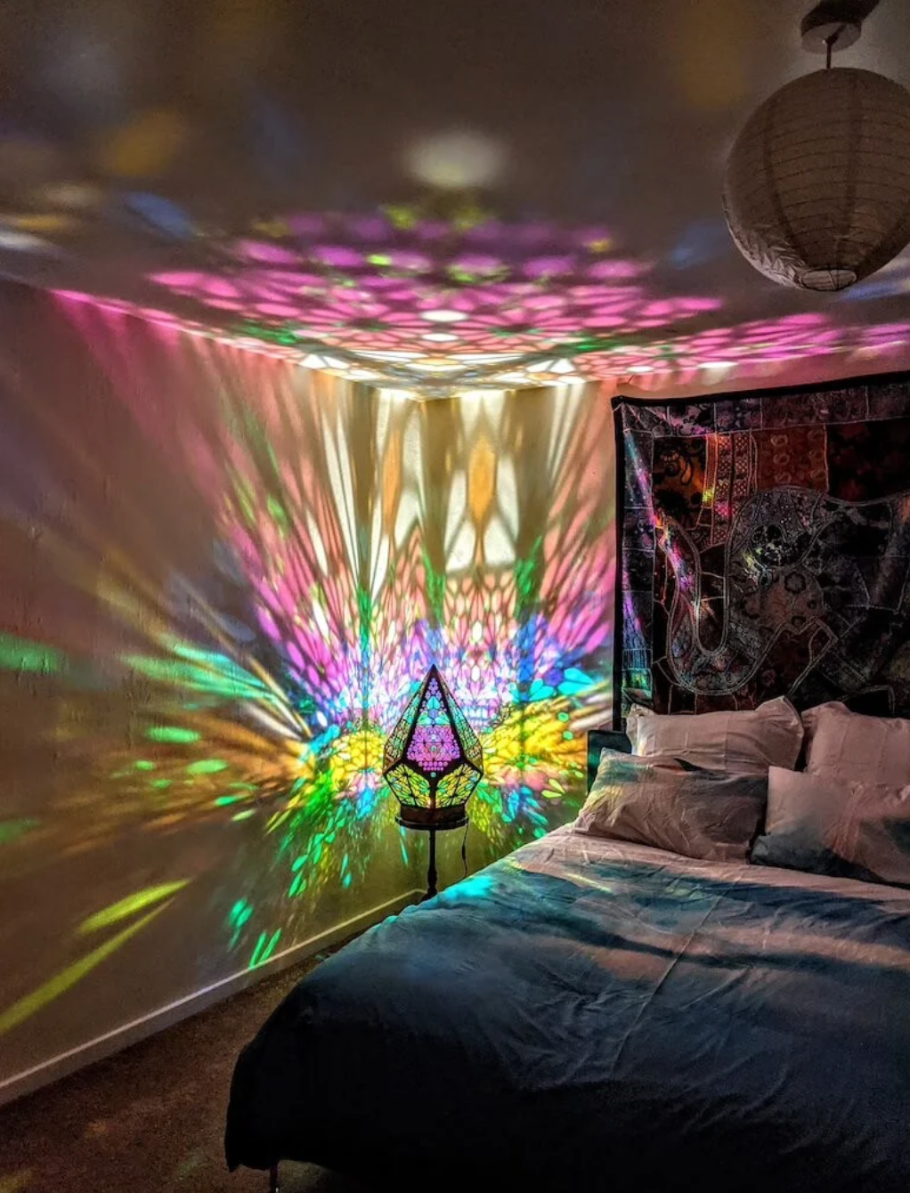 Lampe-LED-à-Projection
