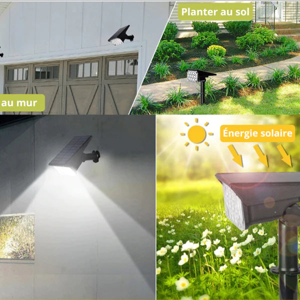 1 ACHETÉ = 1 OFFERT ! Projecteur LED Solaire