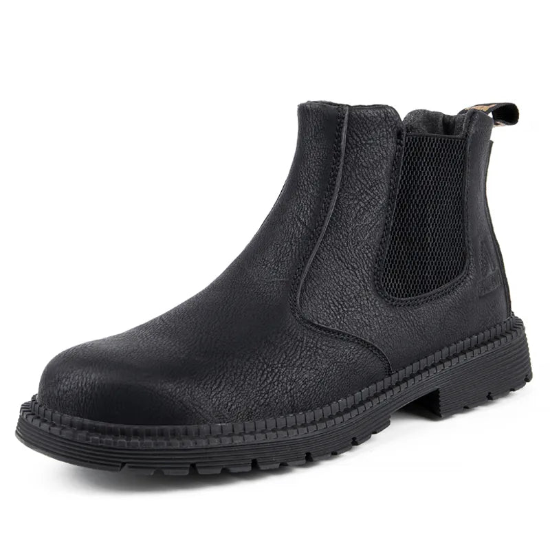 Bottines de sécurité en cuir