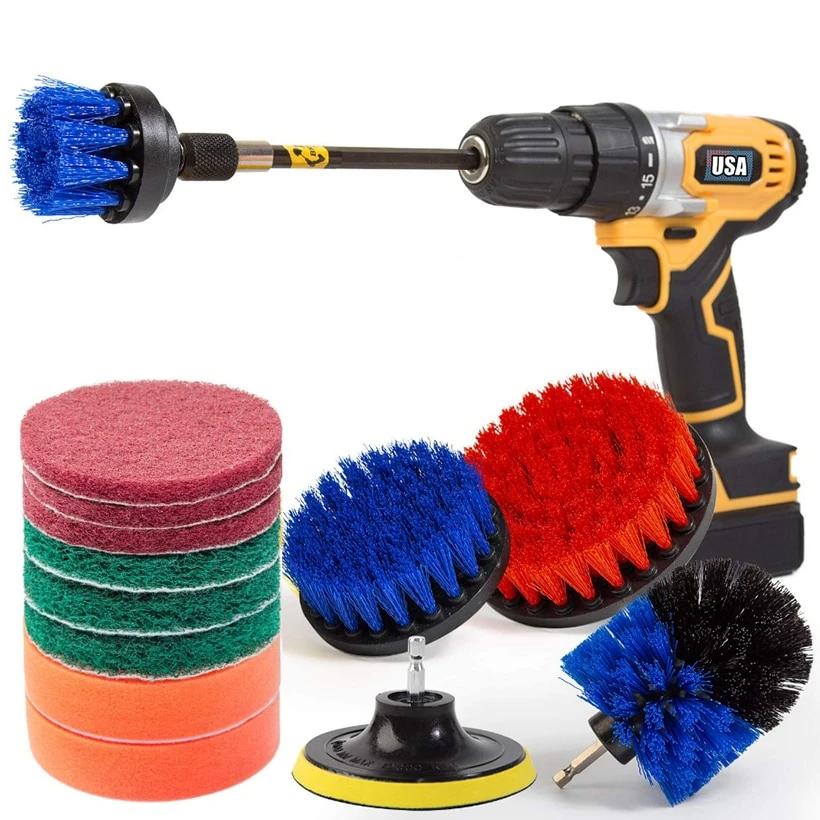 Brosses de nettoyage pour perceuse