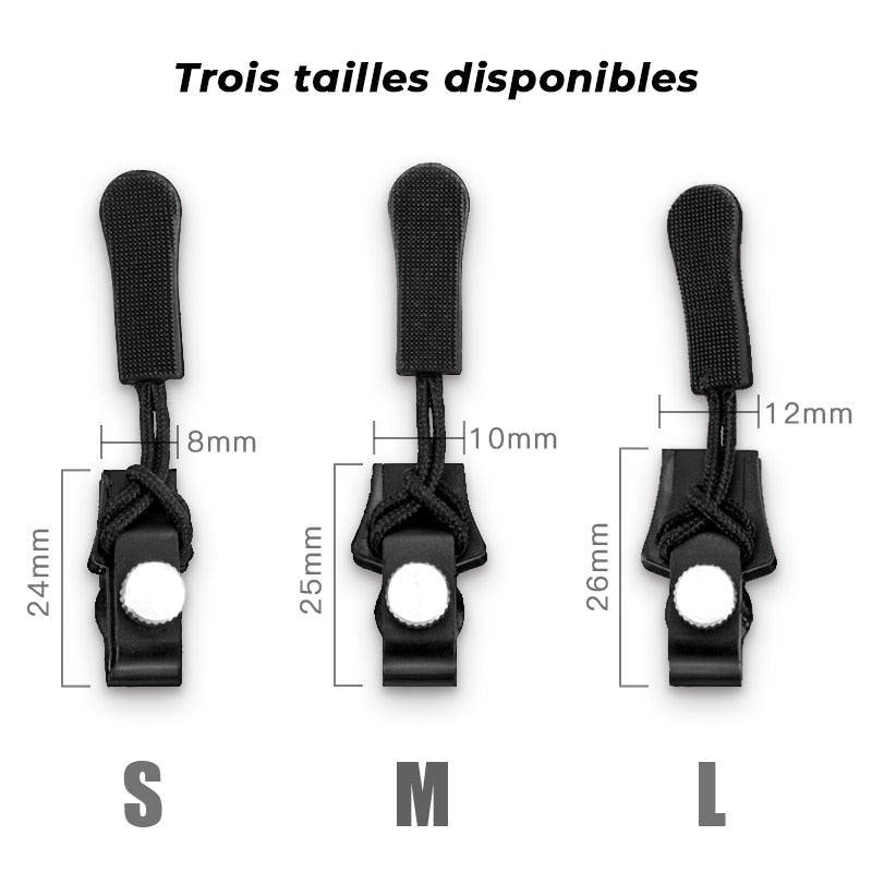 Zip'repair : Kit de réparation pour fermeture éclair (x6)