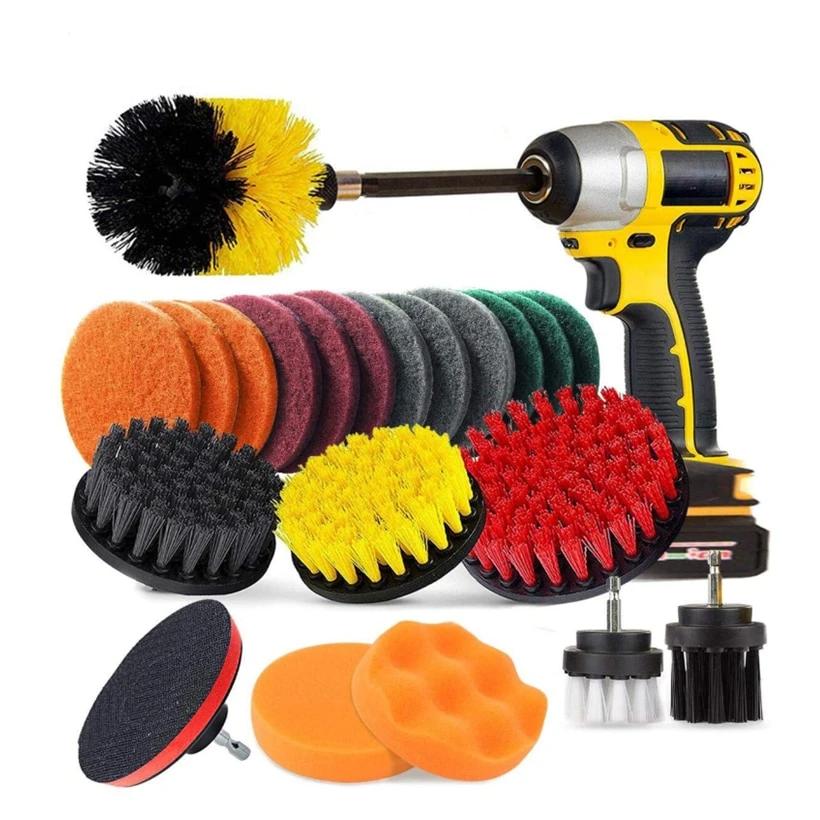 Brosses de nettoyage pour perceuse