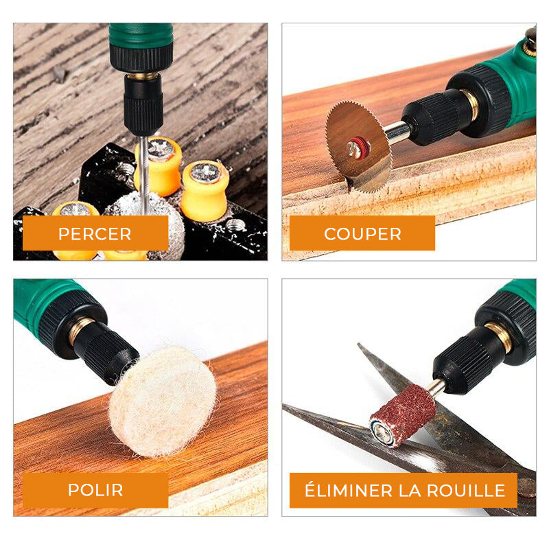 Mini perceuse 3 en 1