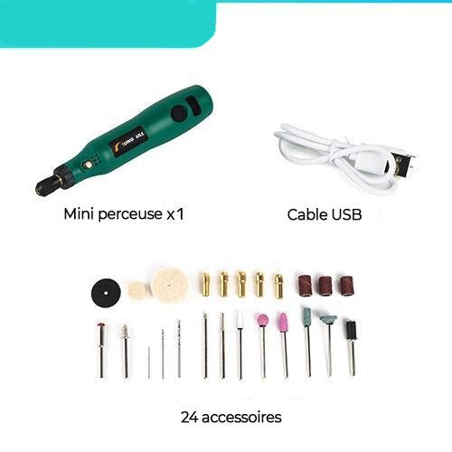 Mini perceuse 3 en 1