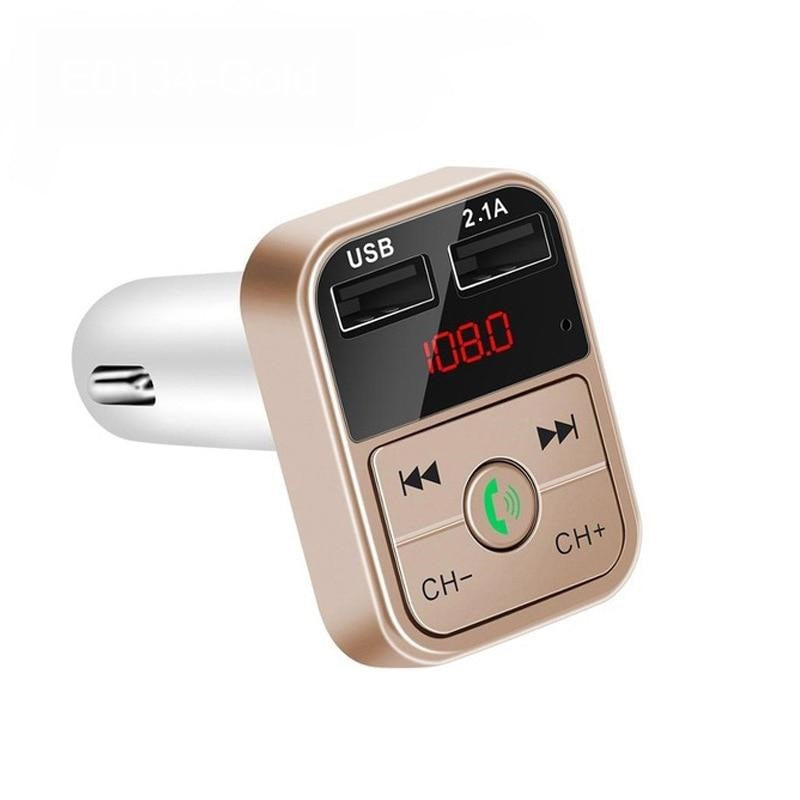 Transmetteur FM Bluetooth + double ports USB