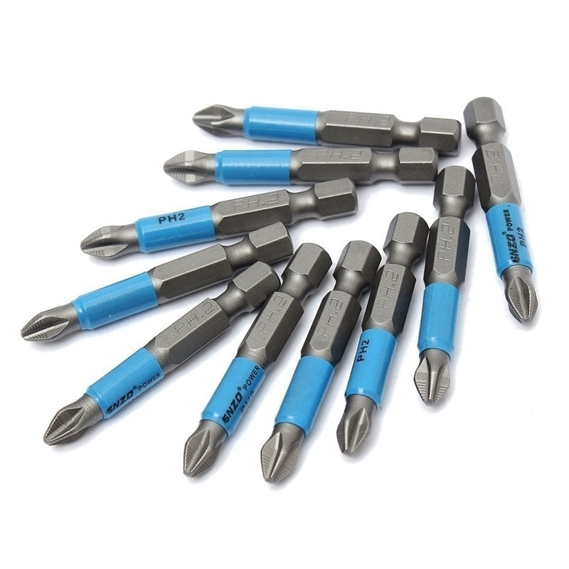 Jeu d'embouts de vissage anti-dérapants et magnétiques