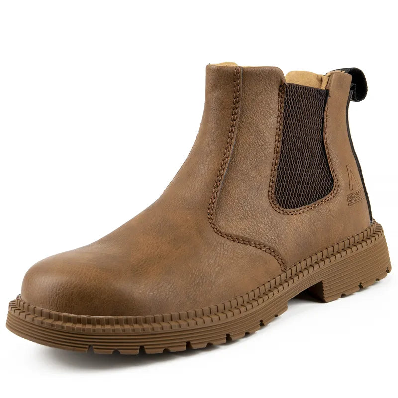 Bottines de sécurité en cuir