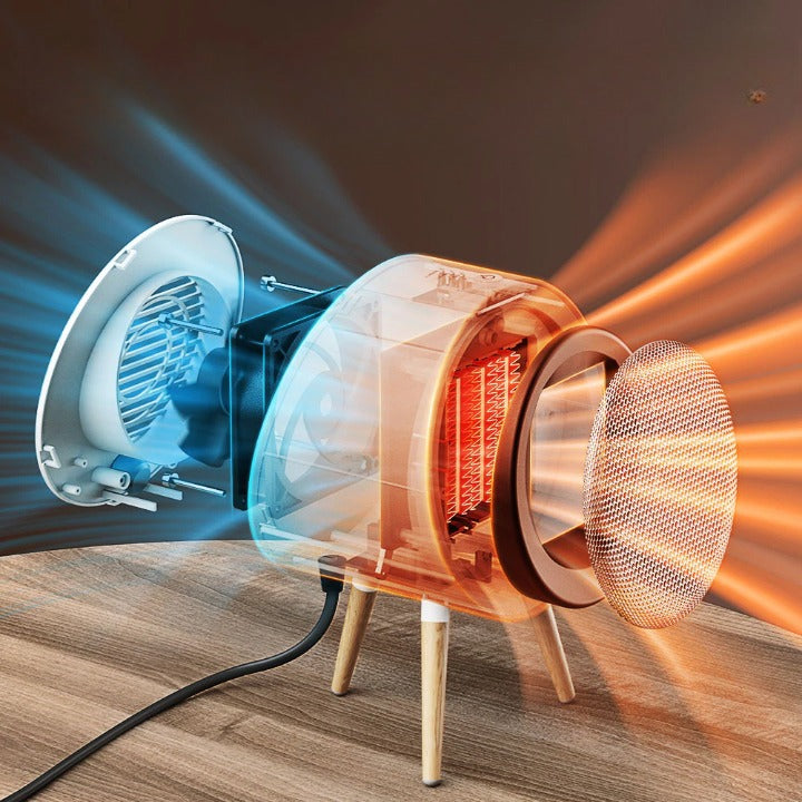 Mini chauffage électrique design