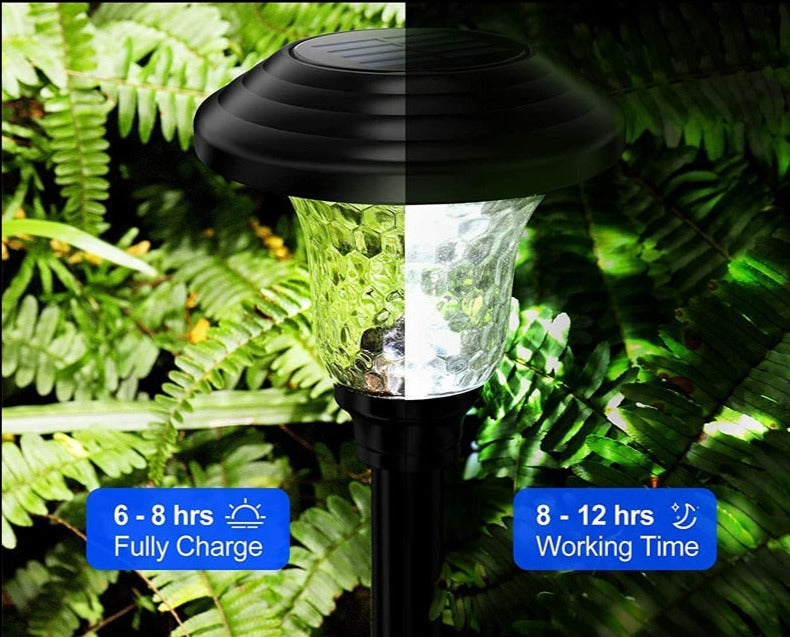 2x Piquet LED solaire - Jardin magique