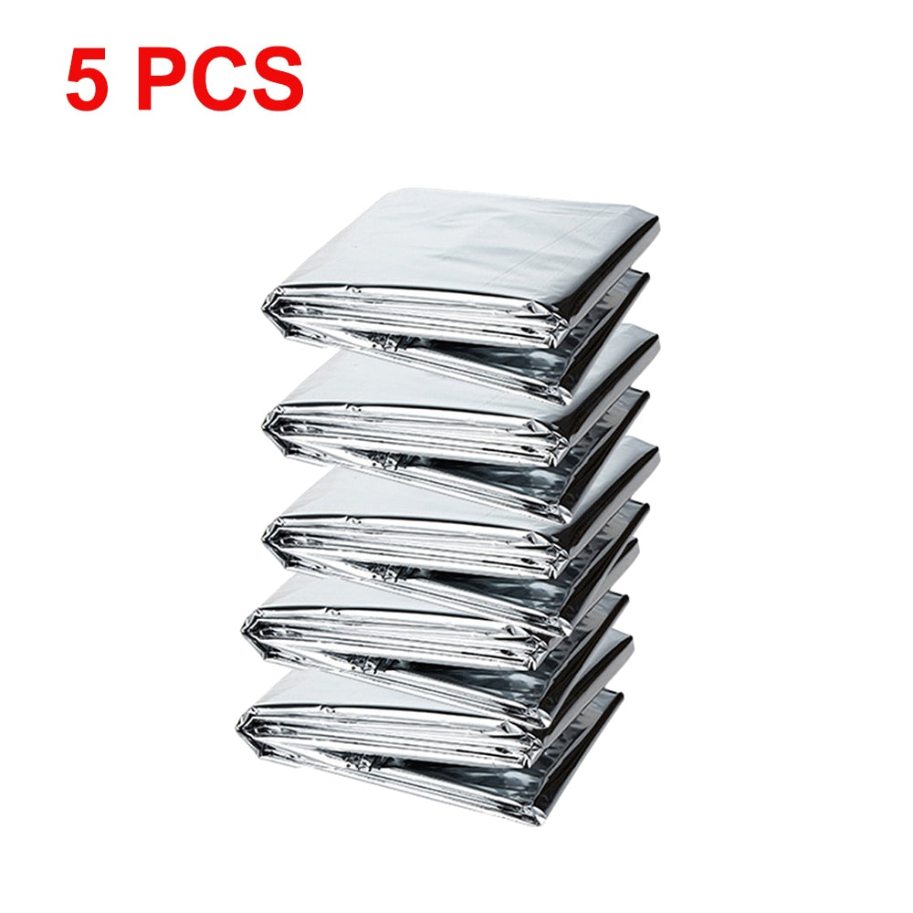 Couverture de survie d'urgence - thermique et imperméable