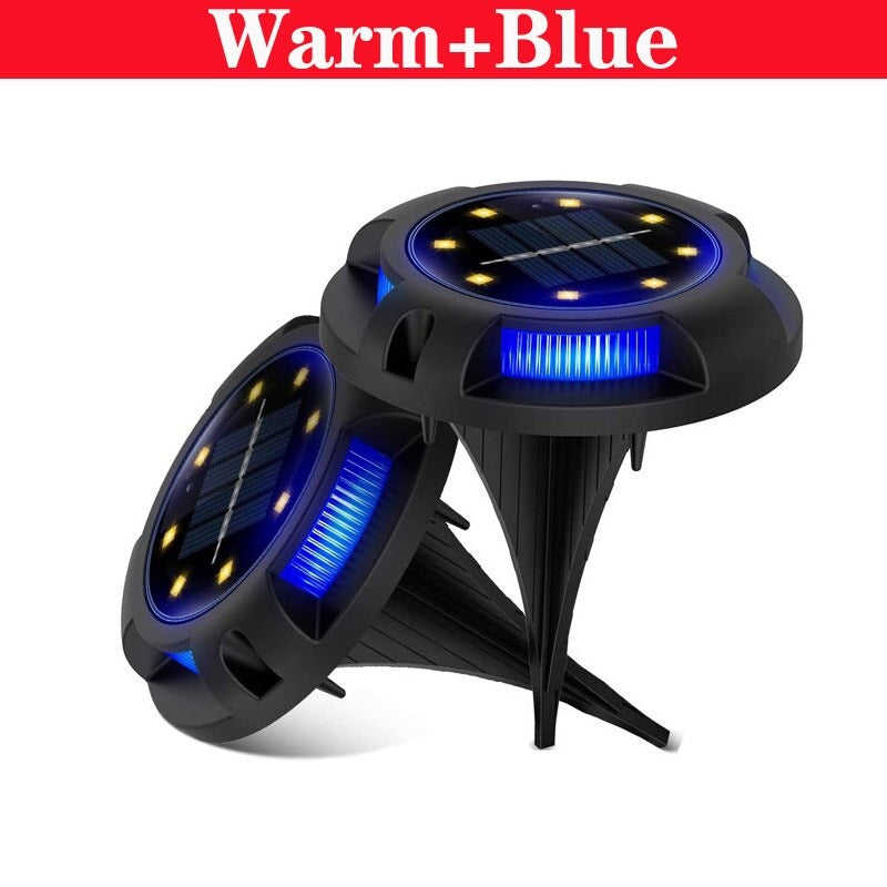 4x Spots LED d'extérieur - Solaire et discret