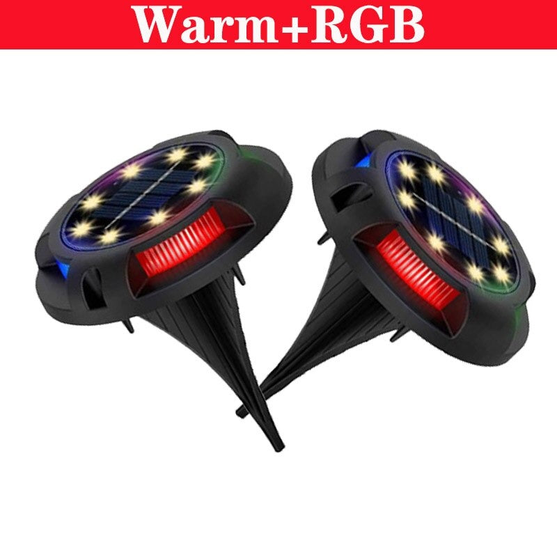 4x Spots LED d'extérieur - Solaire et discret