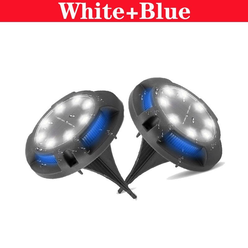 4x Spots LED d'extérieur - Solaire et discret