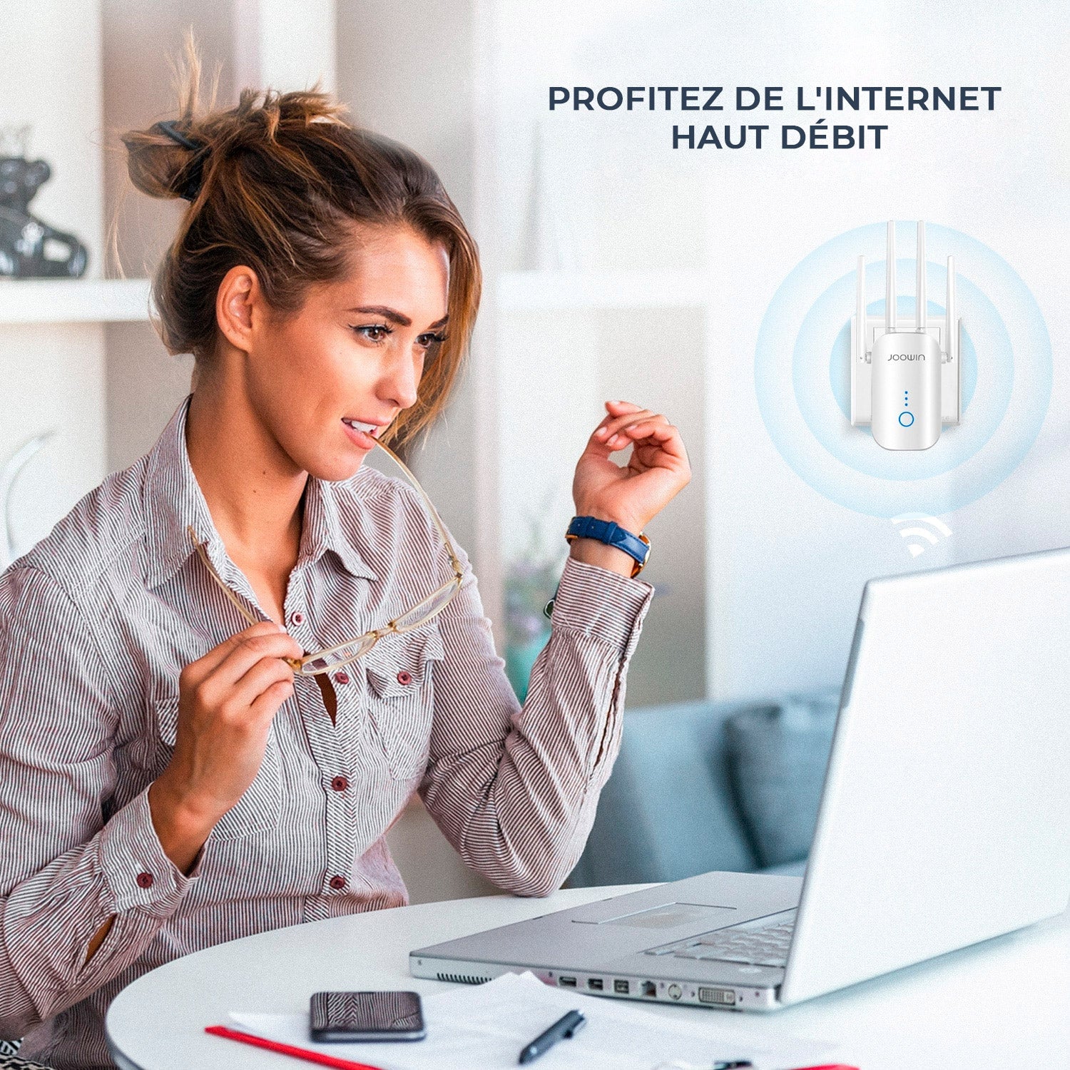 Répéteur WIFI à double bande passante longue portée