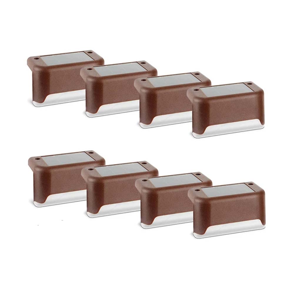 8x Lampe LED solaire pour escaliers - SOLARIS RX8