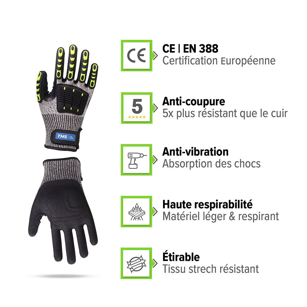 Gants ultra résistants pour bricolage