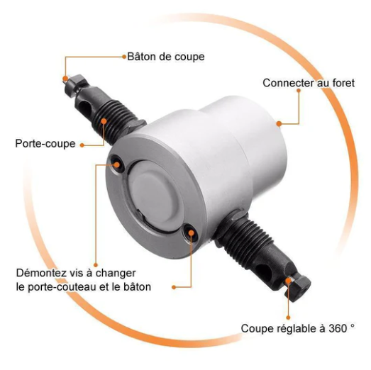 Coupe-Grignoteuse à Double Tête