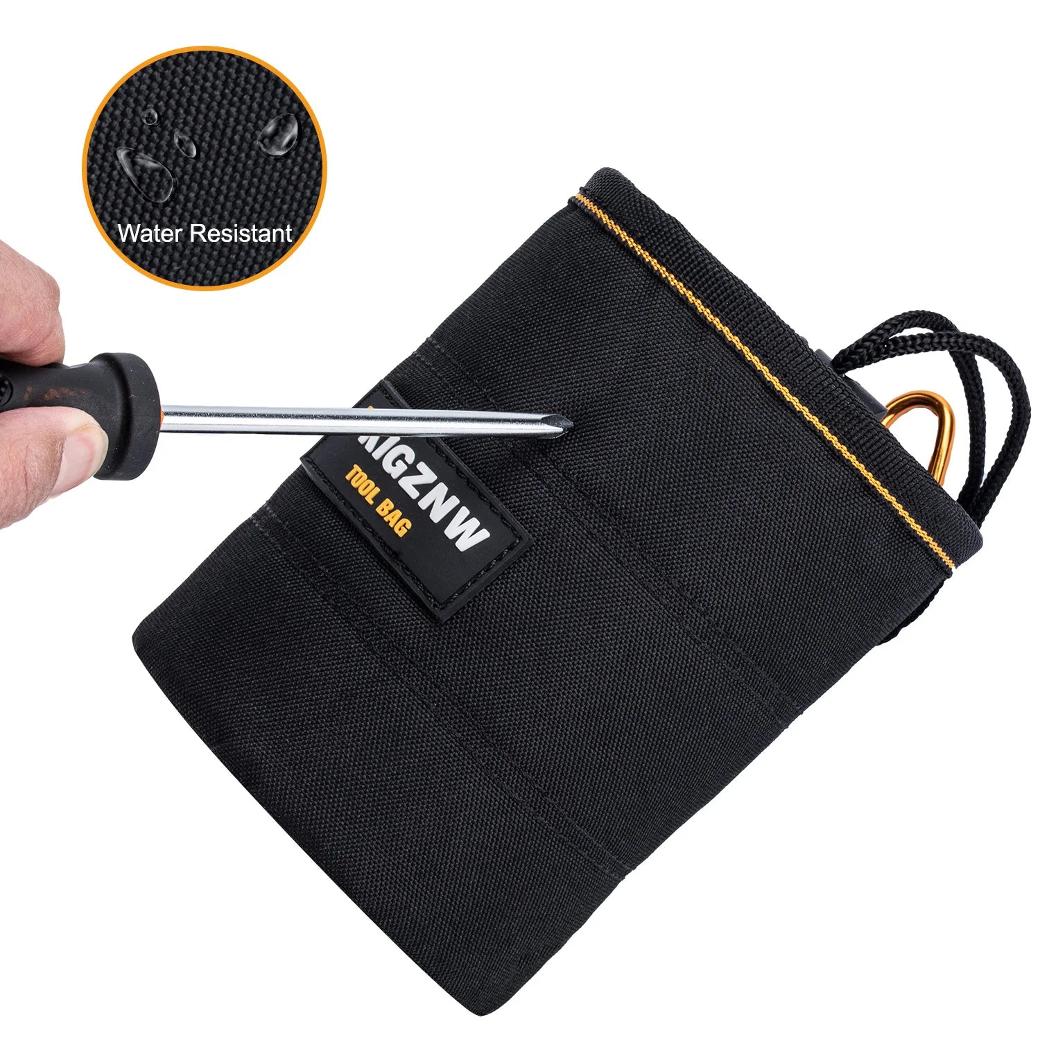 Pochette à Cordon de Ceinture pour Vis, Clous et Écrous