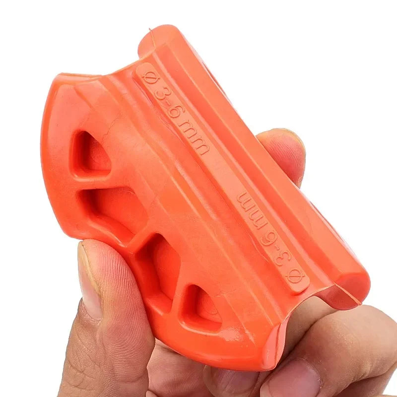 2x Poignées en Caoutchouc pour Traction de Câble