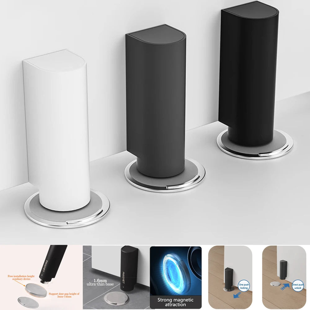 Butée de Porte Magnétique - Fixation Sans Clous