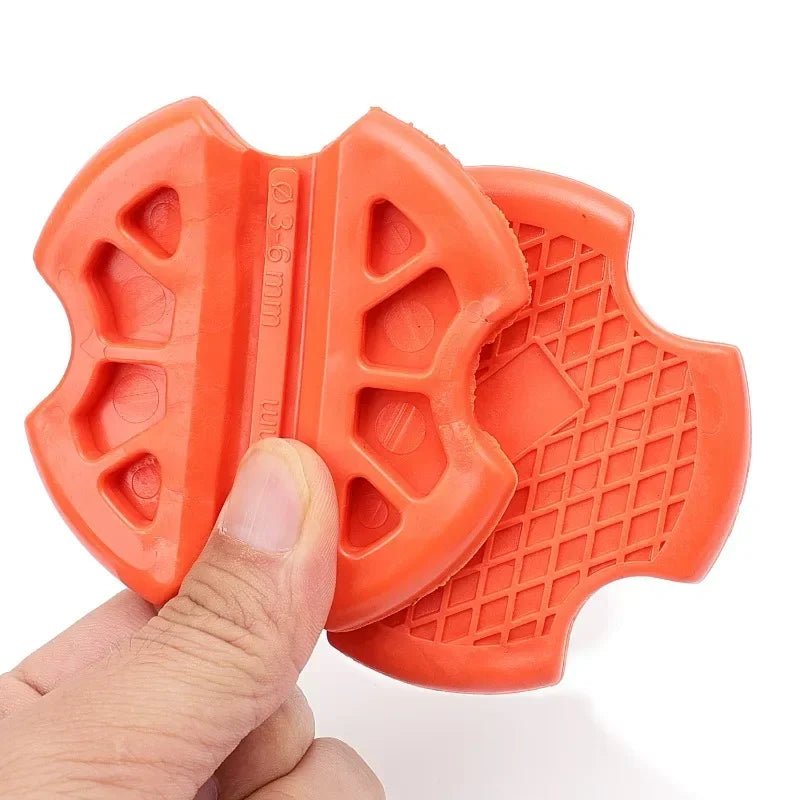 2x Poignées en Caoutchouc pour Traction de Câble