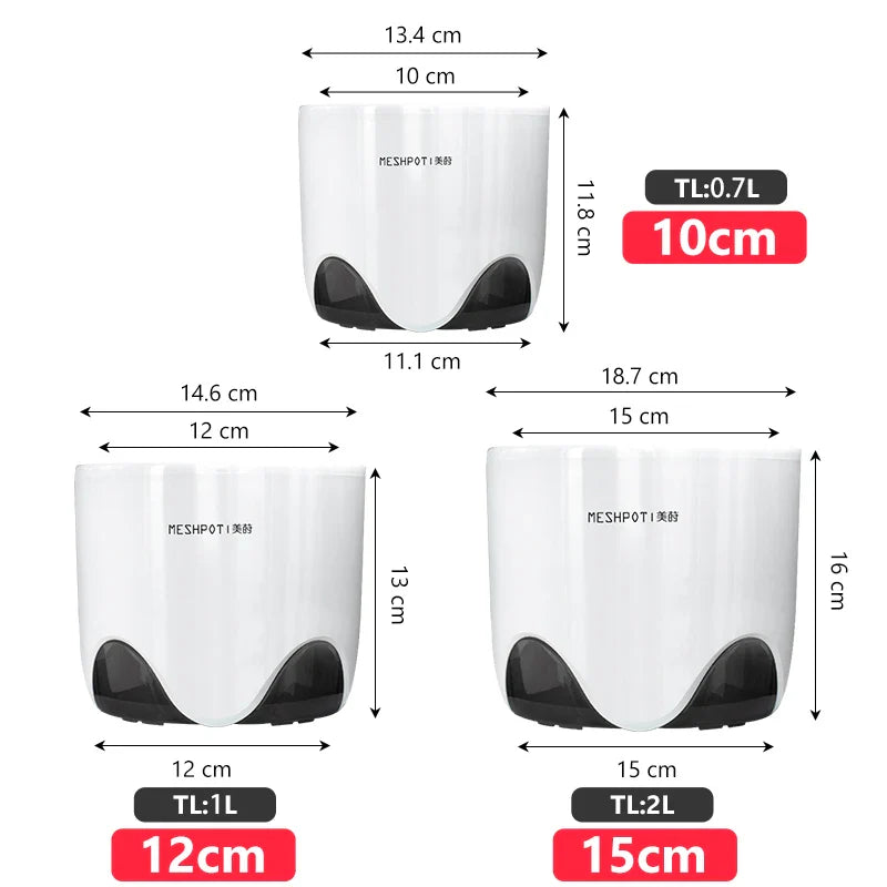 Double Pot Irrigateur pour Orchidée