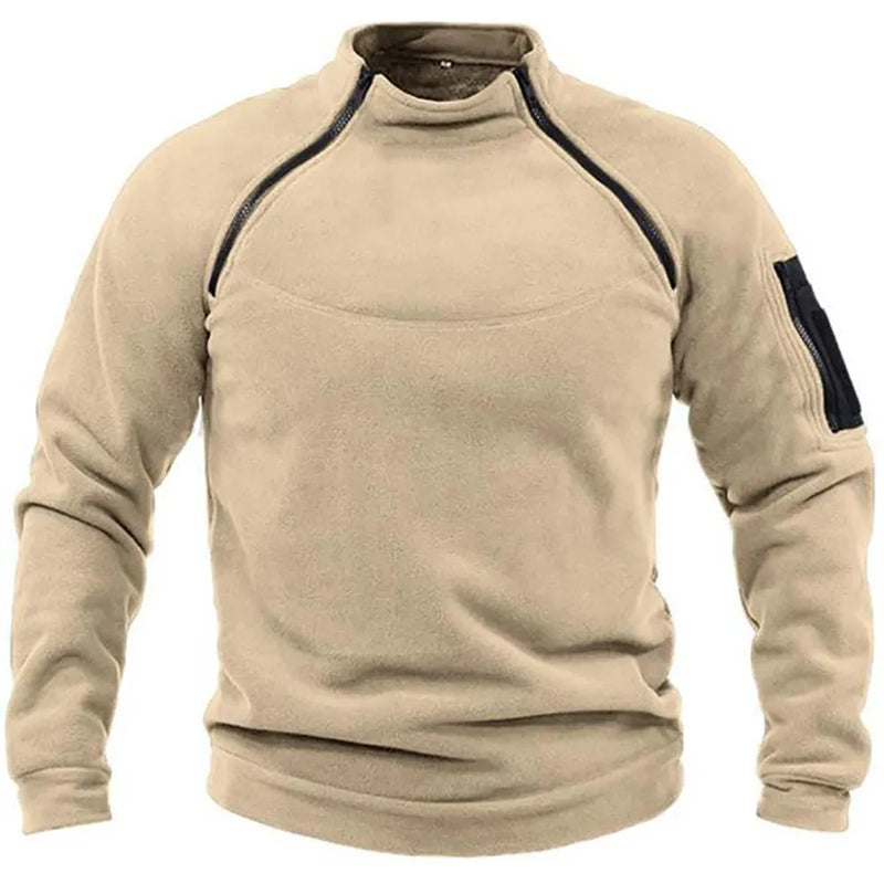 Pull Militaire Thermique Double Zip