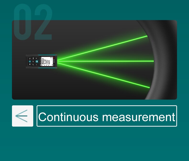 Télémètre Laser - Double Bulle Horizontale