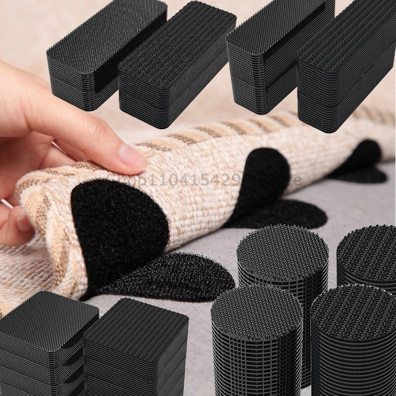Patchs Velcros Auto-Adhésifs Double Face – 50 paires