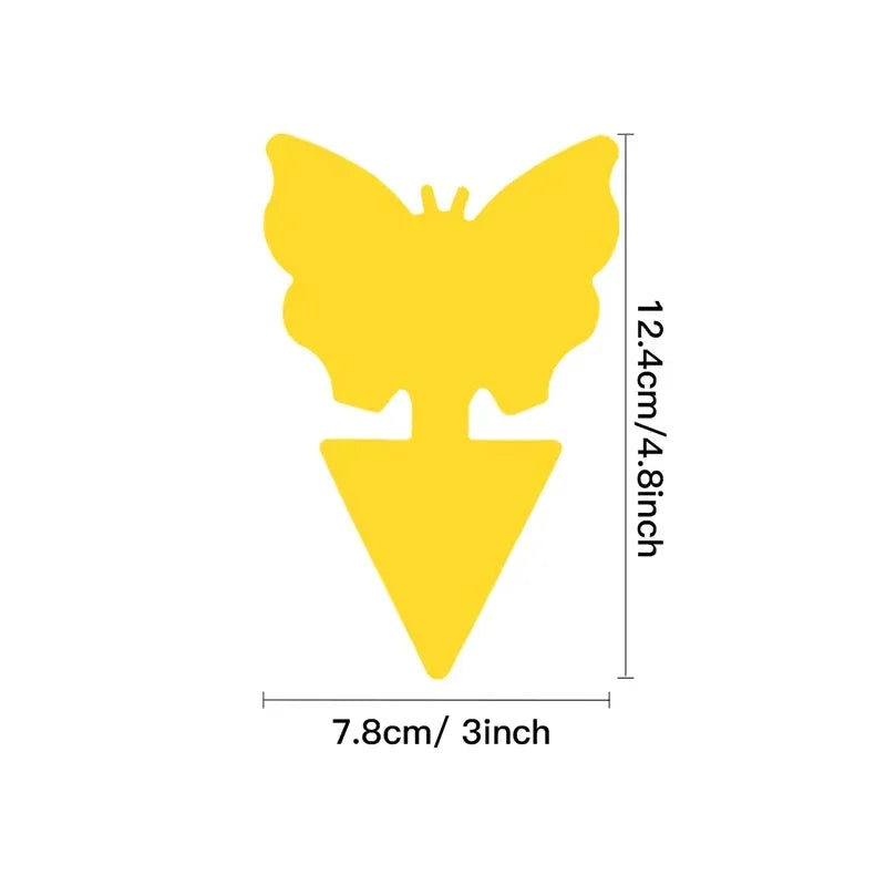 Pièges Jaunes Anti-Insectes Double Face - 50 pcs