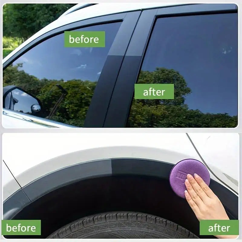 Crème Rénovatrice Plastique Auto – Noir Intense Longue Durée