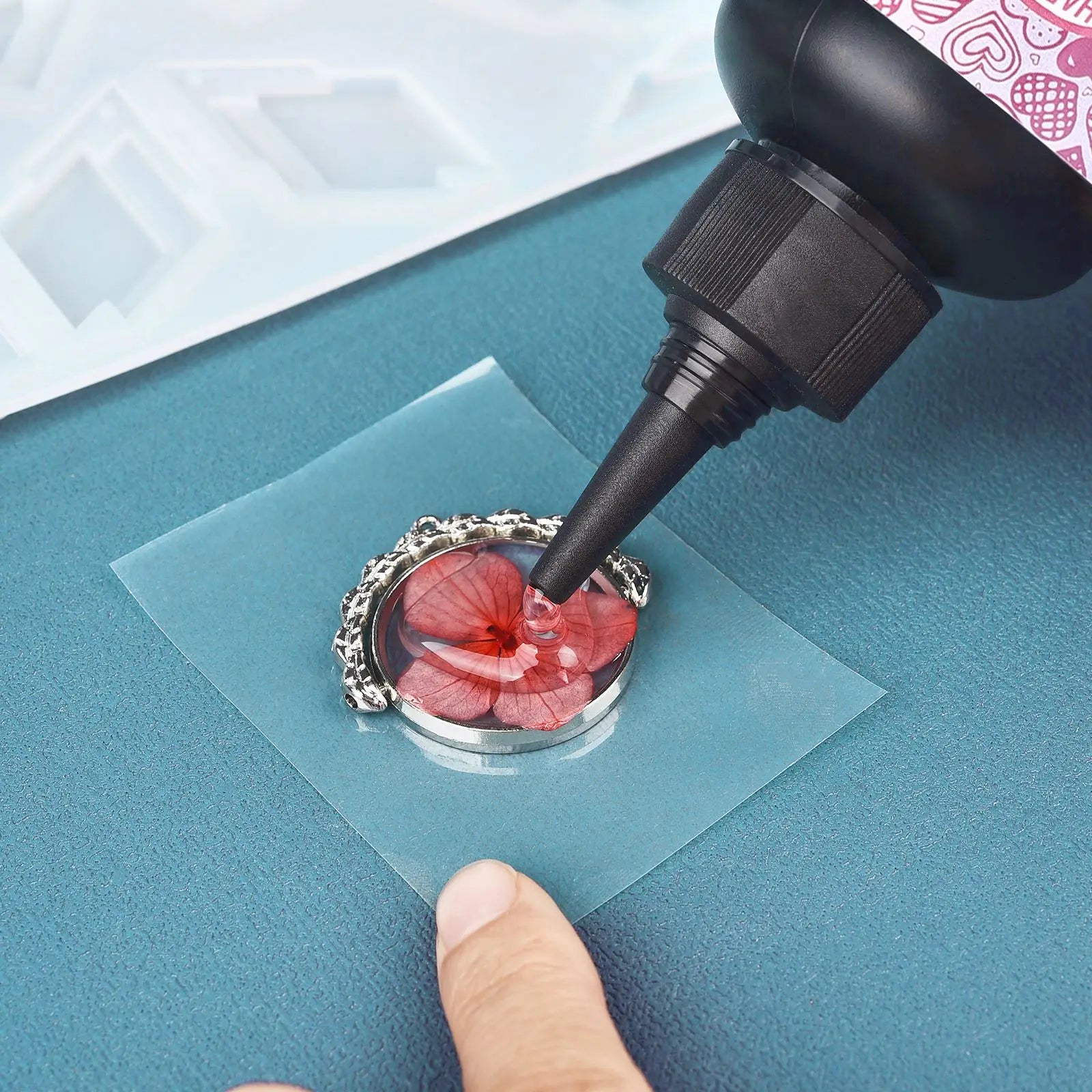 Colle Résine Epoxy 200g + Lampe UV OFFERTE - Bricolage, DIY....