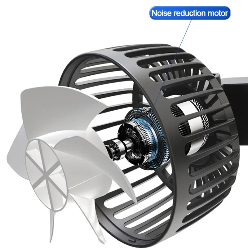 Ventilateur de Voiture USB Appui-Tête pour Siège Arrière