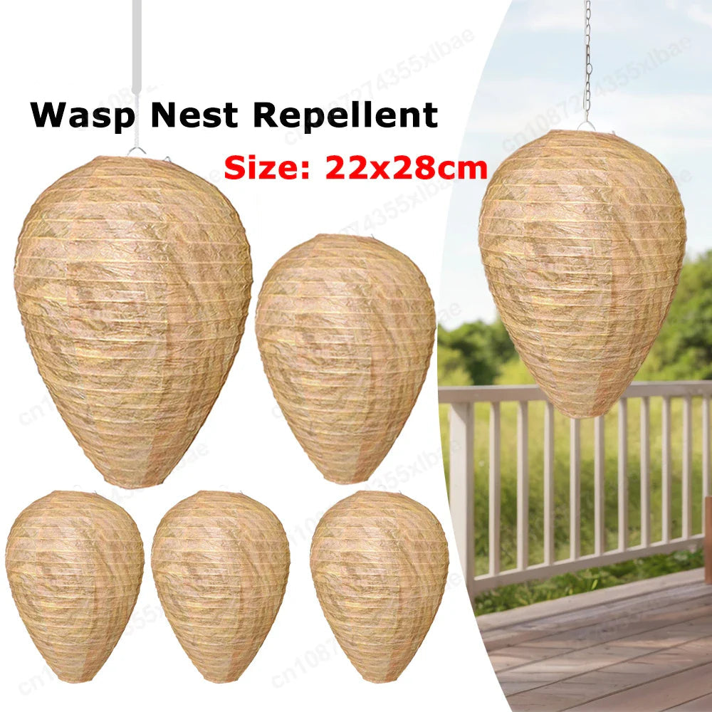 Lot de 3 Pièges à Guêpes & Frelons - Faux nids