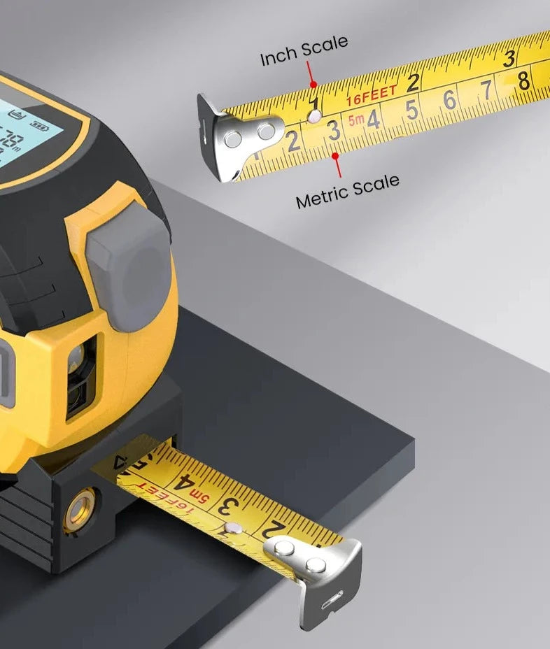 Mètre Numérique Laser - 2 en 1