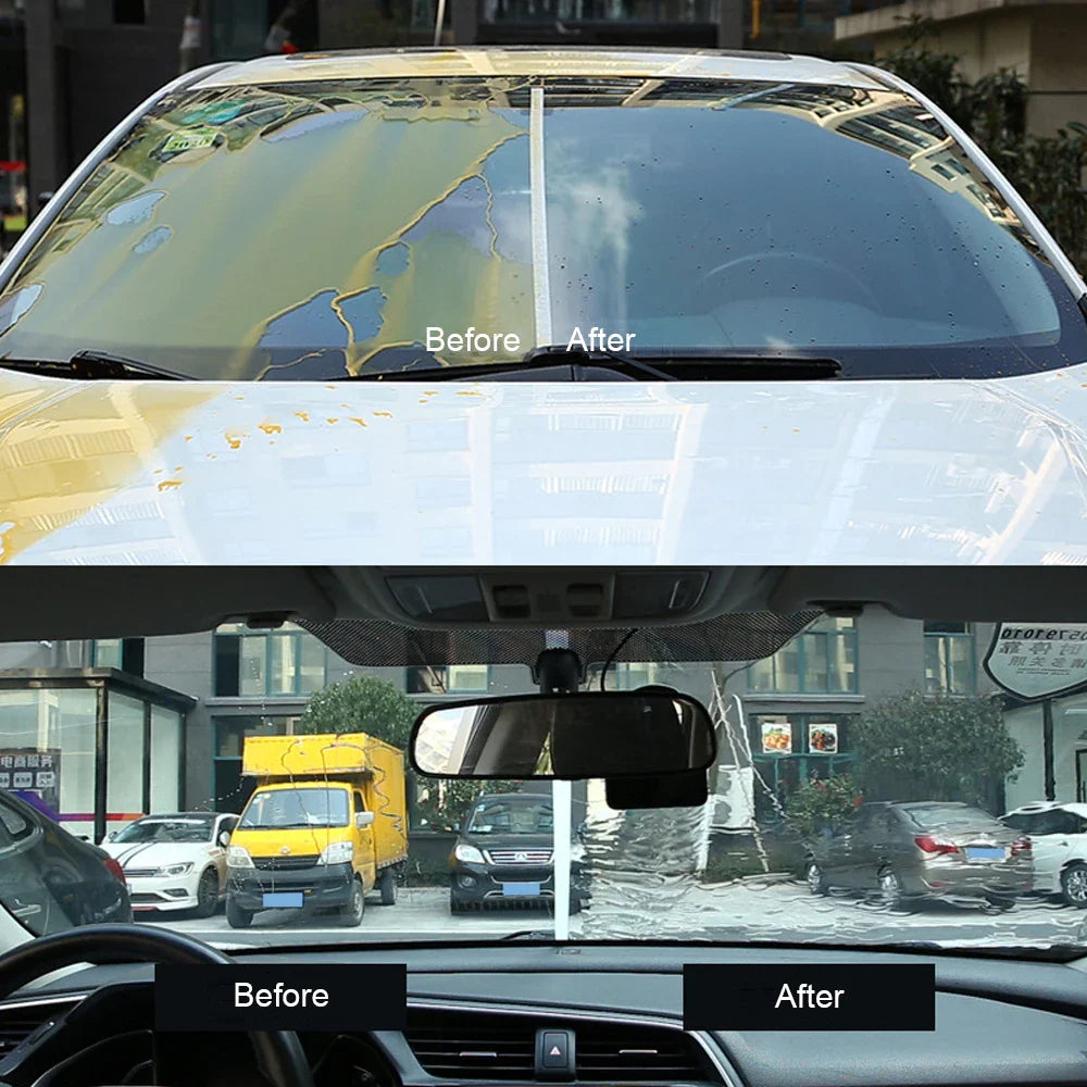 Lot de 3 Revêtements pour Voiture - Anti-buée, Anti-pluie & Anti-graisse