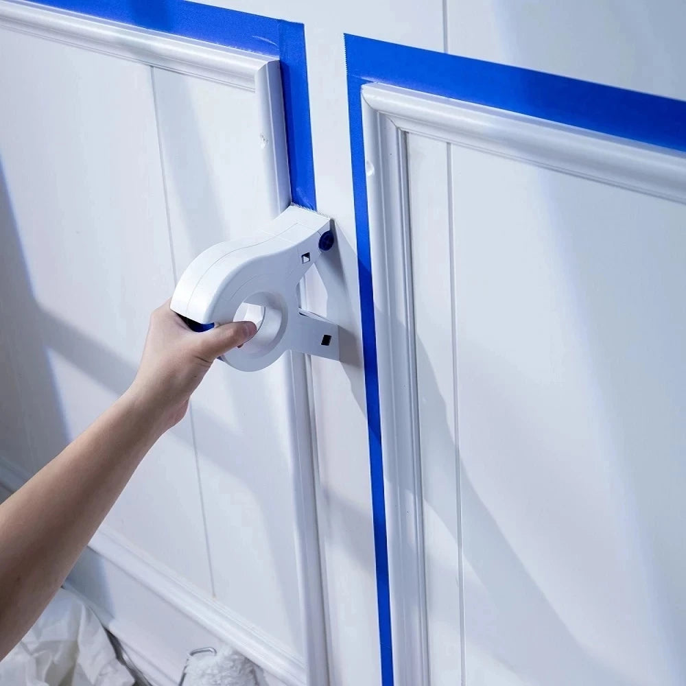 Rouleau Applicateur de Ruban Adhésif Bleu pour Peintre