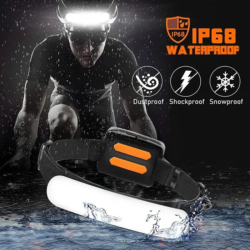 Lampe Frontale à LED COB - Kit Complet