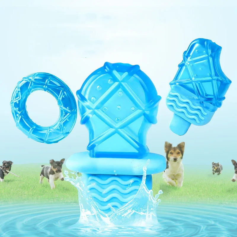 Jouet à Mâcher Rafraîchissant pour Chien – Nettoyage Dentaire et Soulagement de la Chaleur
