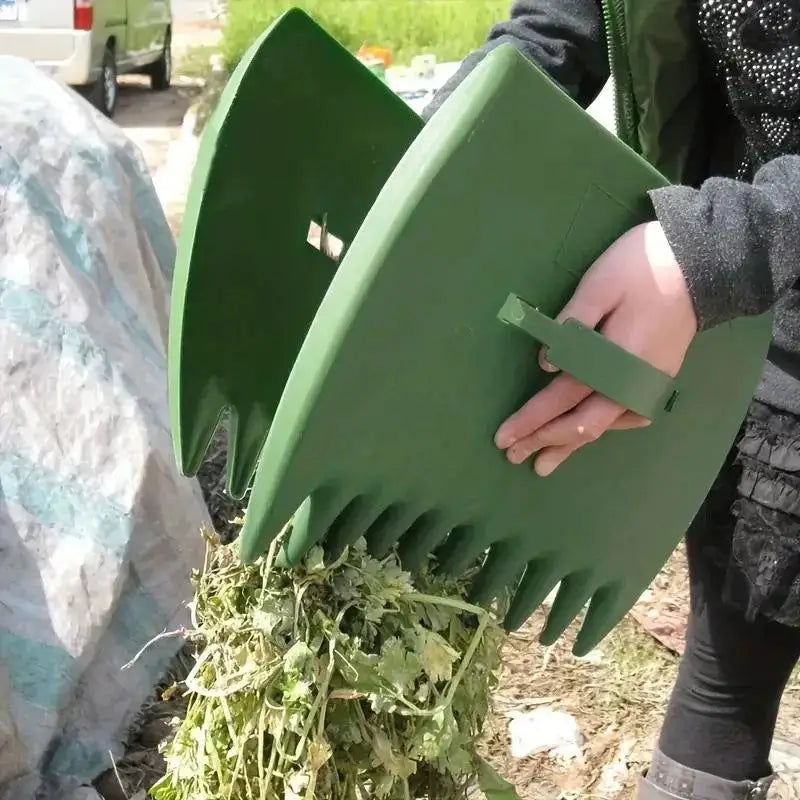 Paire de Ramasse-Feuilles de Jardin – Grandes Mains à Feuilles – Ramassage Rapide