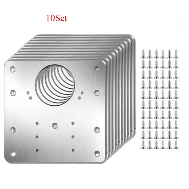 Kit de Réparation de Charnières d'Armoires en Acier Inox - 4PCS + VIS OFFERTES